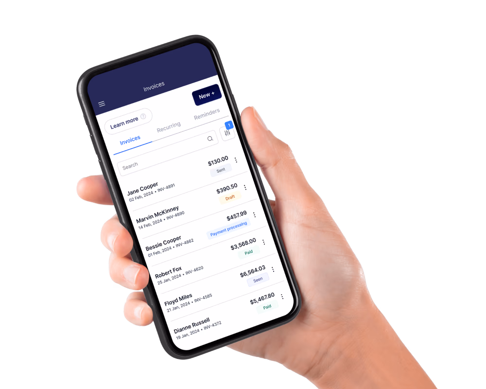 invoice-table for nz