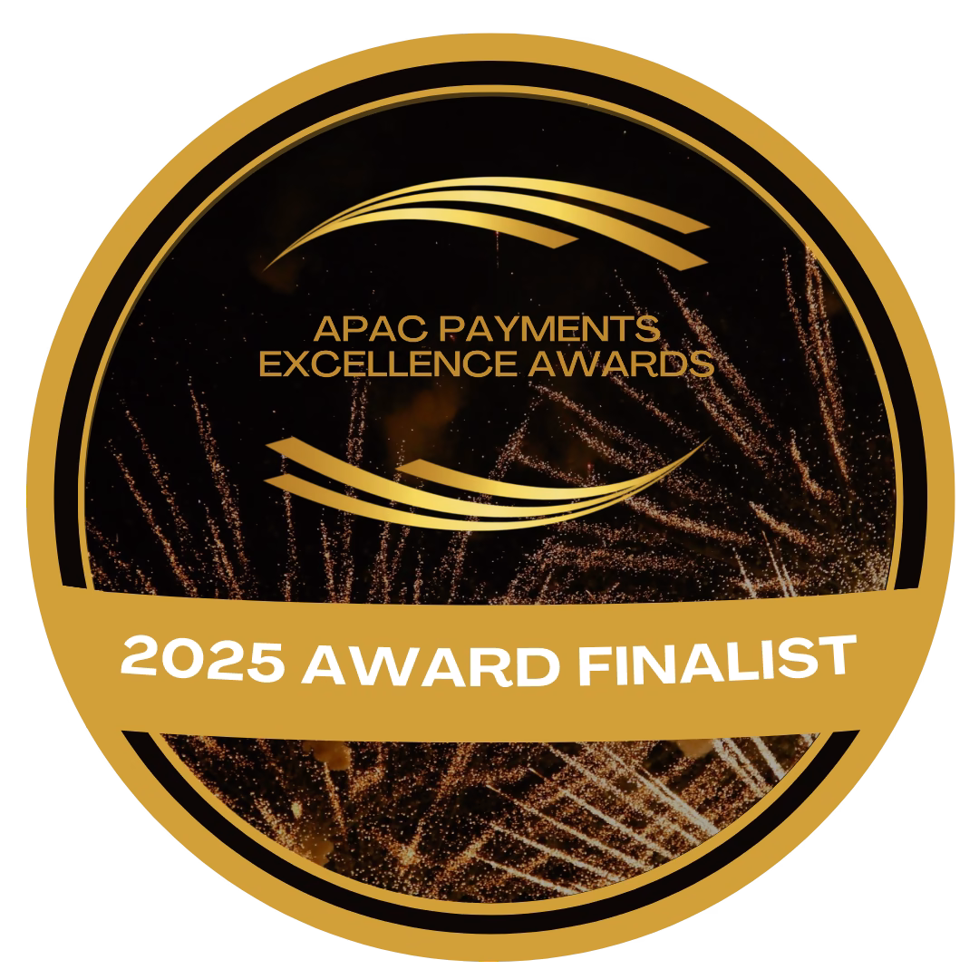 APAC Payments Excellence Awards 2025 Award Finalist logo