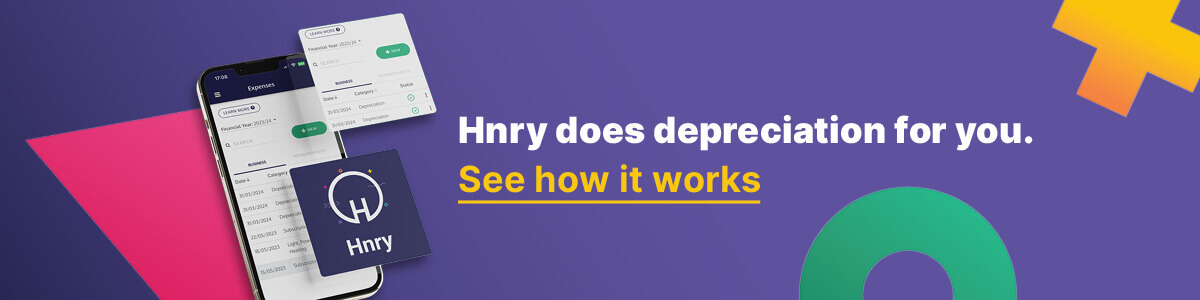 Hnry does depreciation for you