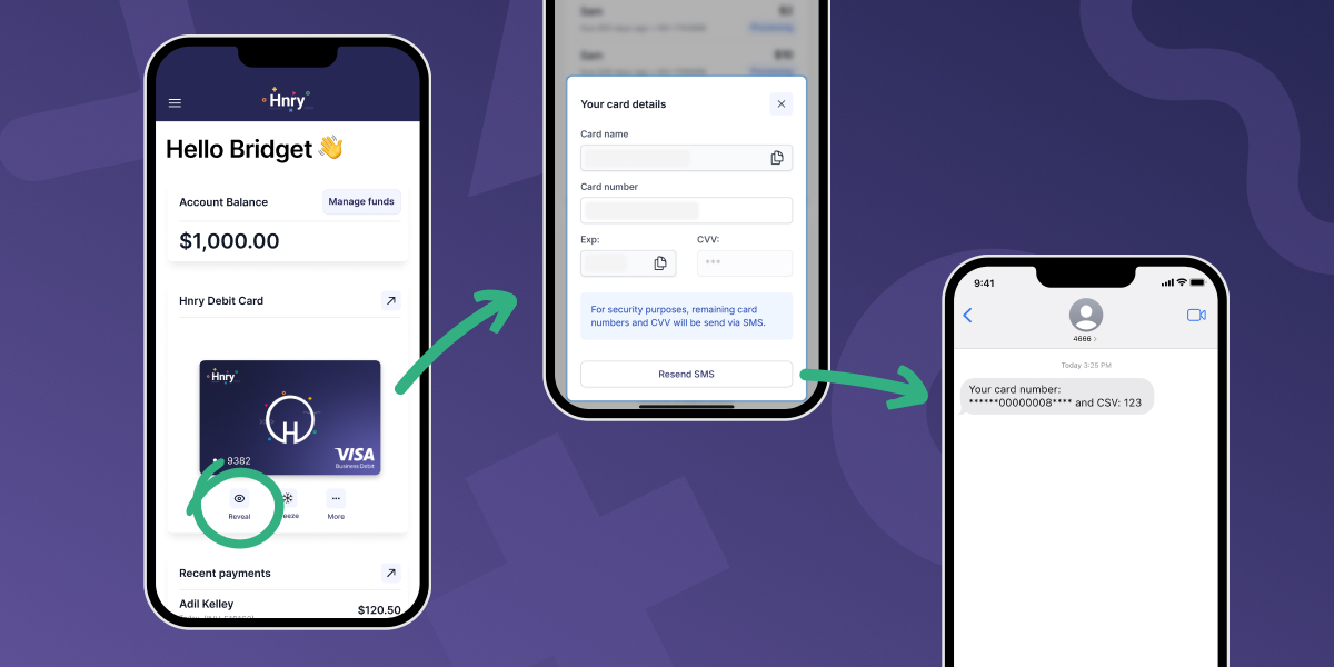 Revealing your Hnry Debit Card