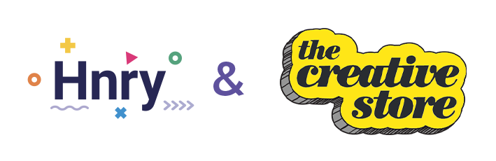 Hnry and The Creative Store logos